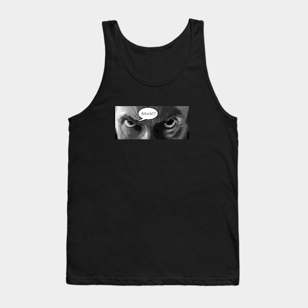 Attack Eyebrows Tank Top by MeliWho